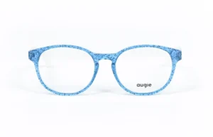 Augie Olive Blue Glitter